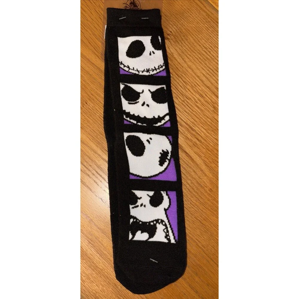 NWT Disney Parks The Nightmare Before Christmas Adult Socks Sz M 9-12 / W 10-13